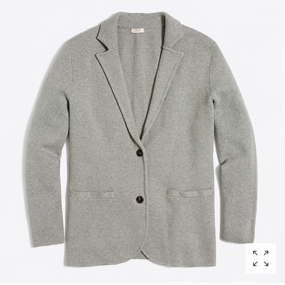J Crew sweater blazer